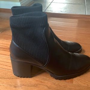 Zara black booties
